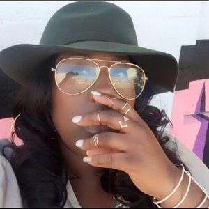 Chic Hunter Green Fedora Hat ✨